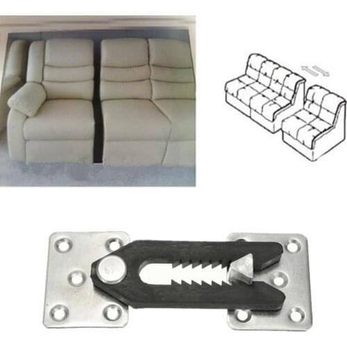 U-Type Metal Iron Sheets Plastic Buckle Sofa Couch Sectional Furniture Connector