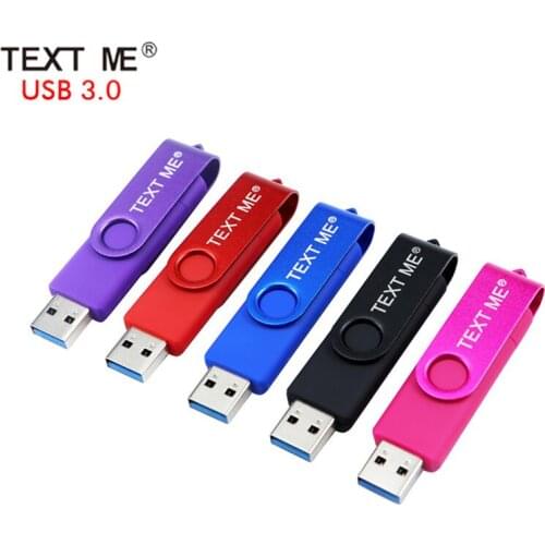 TEXT ME OTG usb flash drives pen drive pendrive USB3.0 4GB 8GB 16GB 32GB 64GB Computer phone Android dedicated
