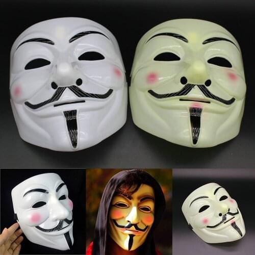 Party Cosplay V Masque Mask Anonymous Fancy Dress Adult Costume Accessory Halloween Home Party Room Decoration