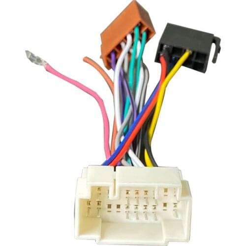 1 SET Universal ISO Wiring Harness Car Radio Adaptor Connector Wire Plug and play Suitable for Honda Suzuki Alto