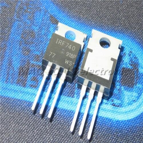 50pcs/lot New IRF740 IRF740PBF TO-220 10A/400V DIP MOS Tube Field Effect Tube