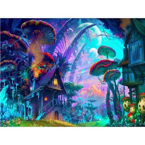 5D Diy Diamond Painting Square Round Scenic Diamond Mosaic Sale Scenery Paintings by number Hobby Wedding DecorationZP-2599