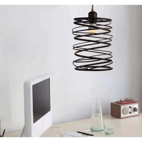 American Retro Creative Spring Wrought Iron Personality Cafe Bar Restaurant Bar Hotel Corridor Chandelier