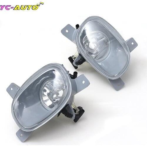 Car Left Right Front Bumper Fog Lights Car Clear Lens For Volvo S80 1999 2000 2001 2002 2003 2004-2006 No Bulbs car-styling