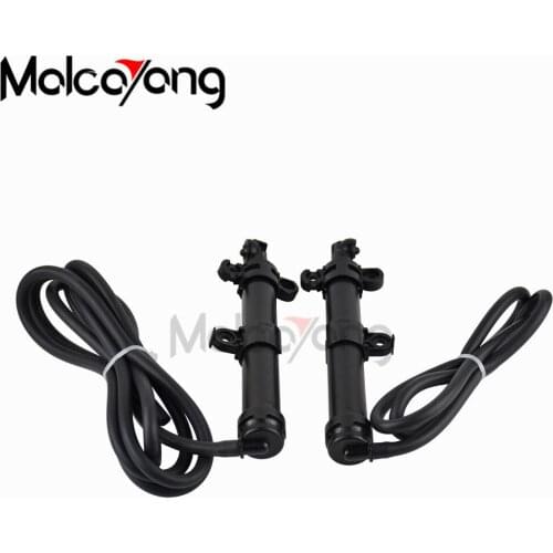 Car Left & Right Headlight Washer Nozzle Jet With Pipe For Land Range Rover Evoque 2012-2015 LR024209 LR024211