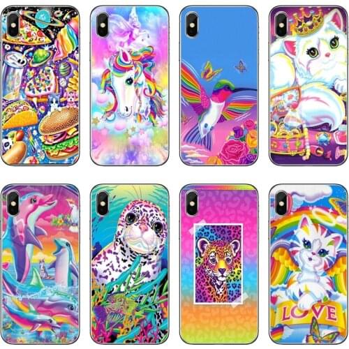 Lisa Frank tiger horse dog Cat soft phone Case For Samsung Galaxy A70 A60 A50 A40 A30 A10 A9 A8 A6 Plus A7 A5 A3 2018 2017 2016