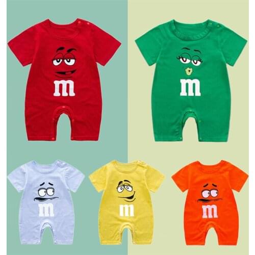 0-24M Newborn Baby summer rompers 100% Cotton Infant Body Short Sleeve baby Jumpsuit Cartoon ropa Baby Boy Girl clothes Outfits