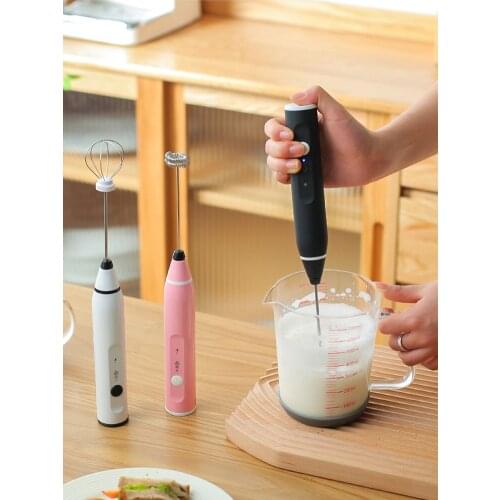 Electric Egg Beater Foamer Mini Handle Stirrer Practical Kitchen Cooking Tool Fashion Milk Drink Coffee Whisk Mixer