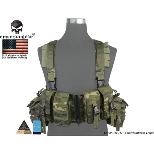 Emersongear LBT 1961A-R Chest Rig Airsoft Tactical Combat Chest Rig Multicam Tropic EM2977