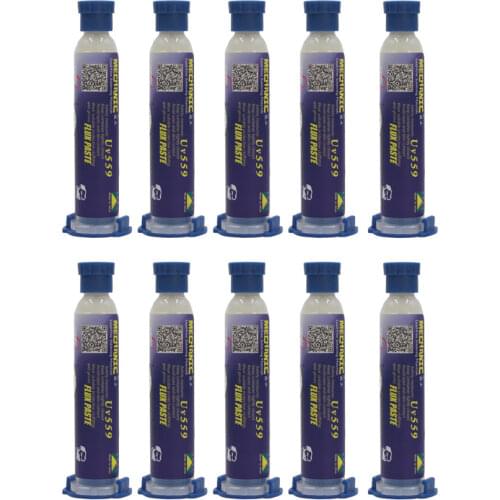 MECHANIC Solder Paste Flux UV223 UV559 Lead-Free NO-Clean SMD Solder Resist for Phone Soldering Repair PCB BGA SMD Rework