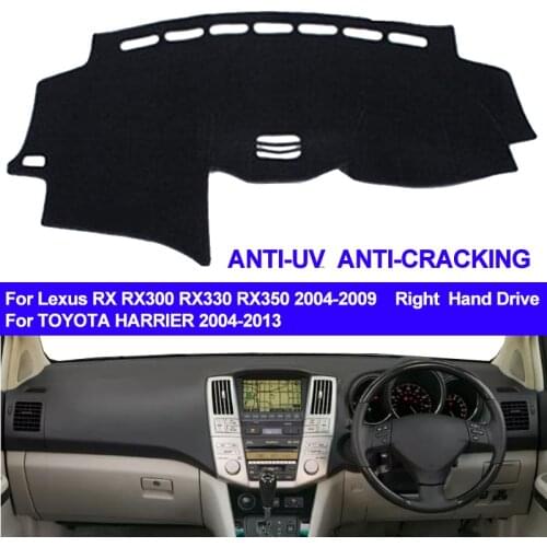 TAIJS Car Dashboard Cover Dash Mat For Lexus RX RX300 RX330 RX350 2004-2009 Harrier 2004-2013 Non-slip Sun Shade Pad Carpet