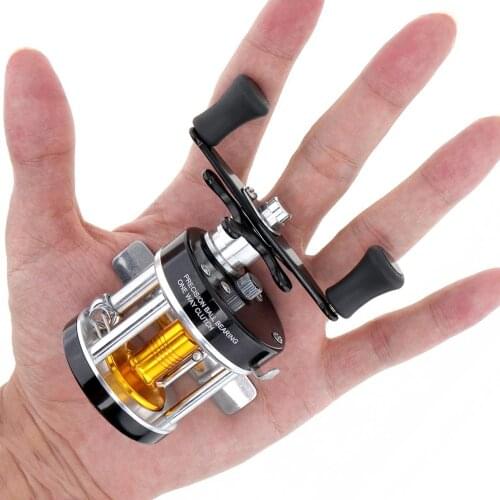 Right Hand Metal Fishing Reel 3BB 3.8:1 Cast Drum Carp Carretilha Pescaria Material De Pesca Boat Iron Plate Trolling Sea Wheel