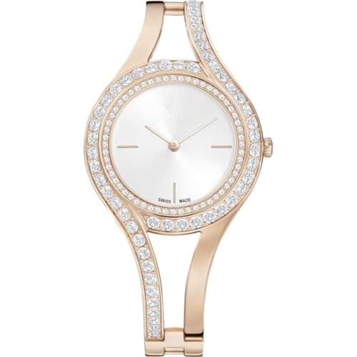 New fashion pair watch with gold and stone bracelet, 2 colors, free mail, exclusive gift