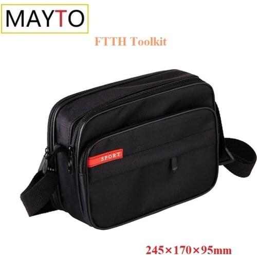 Fiber Optic Connector Tool Bag FTTH Fiber Optic Tool kit Fiber Optic Communication Construction Package Cloth Package Backpack