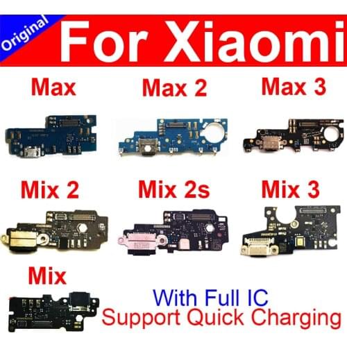 Usb Charger Board For Xiaomi Mi Max Mix 2 2S 3 USB Charging Jack Port Connector Board Flex Cable Replacement Repair Parts