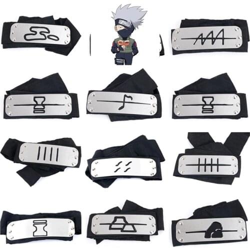 Anime Headband Leaf Village Logo Headband Cosplay Costume Accessories