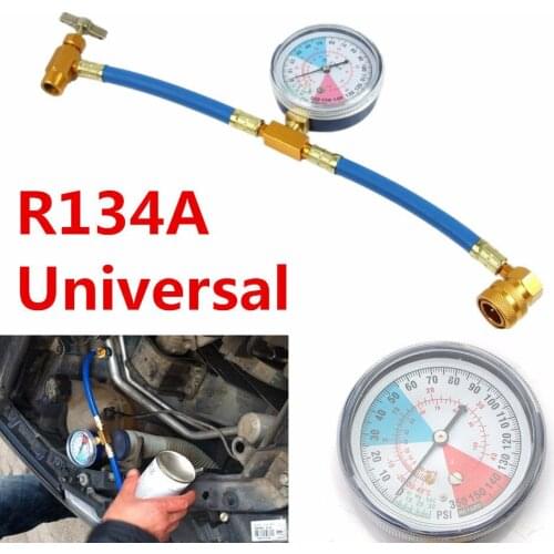 R134A to R12/R22 Car A/C Refrigerants Charging Hose withe Gauge