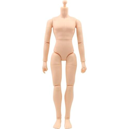 Nude 28cm scale muscular body natural skin action figure soldier model F&D toys for customize DIY gift