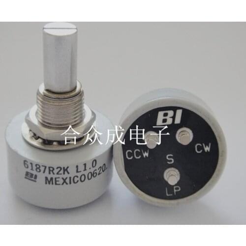 US BI 6187-121A R2K L.25 conductive plastic potentiometer stock switch