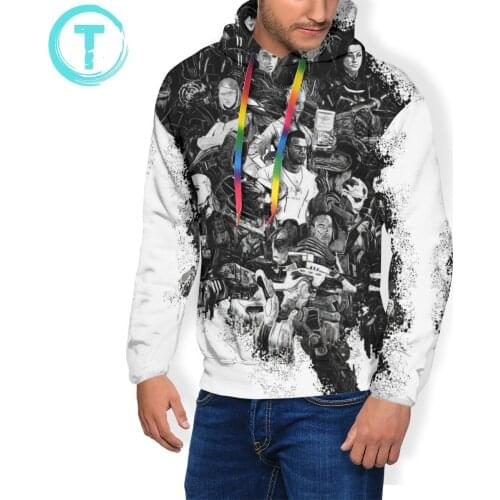 Mass Effect Hoodie Mass Effect Hoodies Long Male Pullover Hoodie Large Outdoor Polyester White Stylish Hoodies