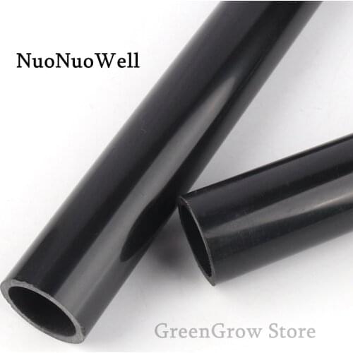 OD.20 25 32mm Hi-Quality Blcak PVC Pipe Aquarium Fish Tank Tube Drinking Water Garden Irrigation Water Pipe Length (48~50cm)