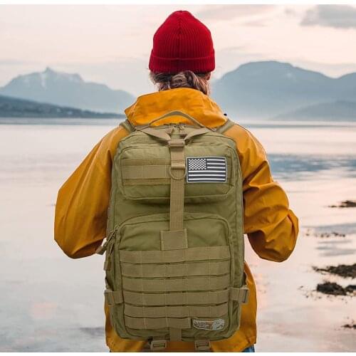 LeisonTac 1000 Nylon Waterproof Army Tactical Backpack Military Assault Bags Outdoor Molle Pack For Fishing Trekking Camping