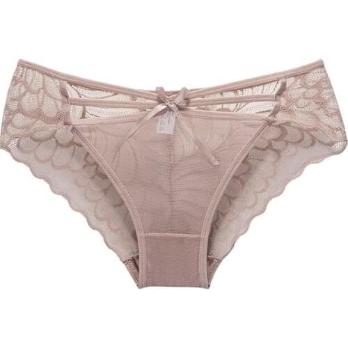 Female of underwear of net of new sex appeal bud silk nets carries buttock in waist without trace appeal to lure pure cotton cro