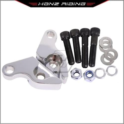1" Inch Chrome Motorcycle Rear Shock Lowering KIT Case for Harley Night Rod Special VRSCDX 2007-2010