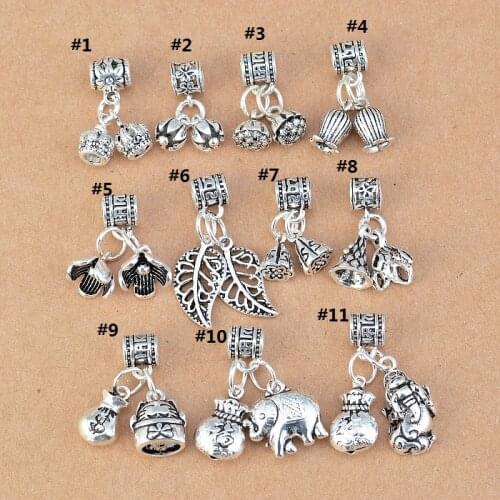 100% 925 Silver Crown Charm DIY Bracelet Charm Good Luck Charm Jewelry Small Pendant