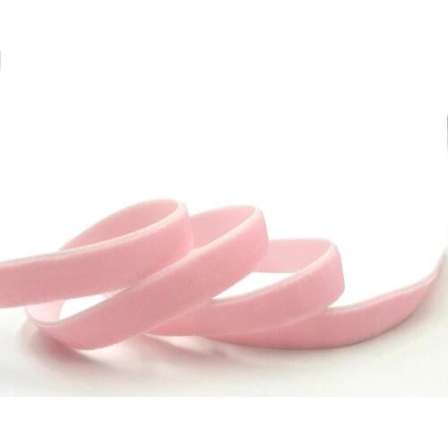 10 Yards 3/8"(10mm) Velvet Elastic band Wedding Party Decoration Handmade Ribbon Gift Wrapping Hair Bows DIY Christmas Ribbon