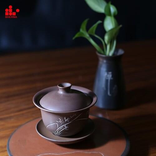 BOERNA Cups With Lid For Pu-erh