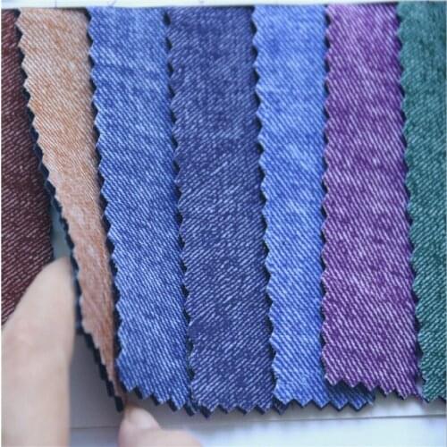 4 yards Factory direct supply denim composite twill flame retardant neoprene school bag mountaineering suit fabric