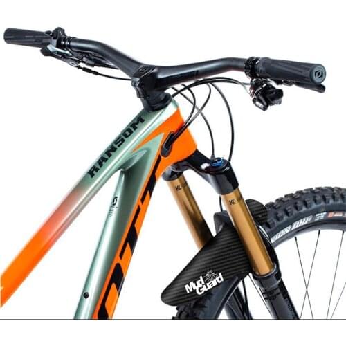 Bike Fender Mountain Bike Mudguard Downhill Bike Bicycle Carbon Pattern Colored Mud Tile Road Bike Mudguard Bicycle Equipment