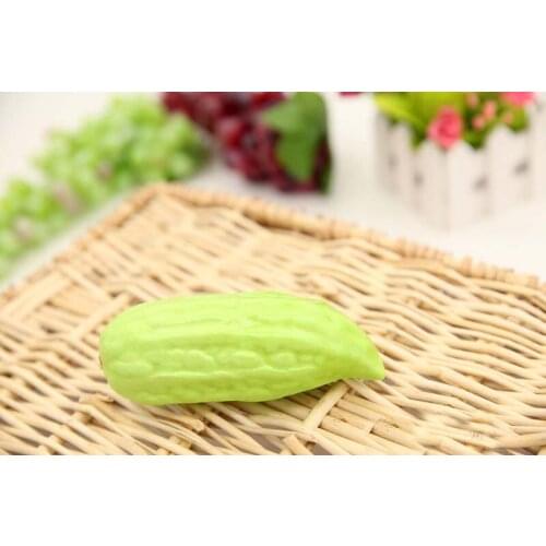 Toy kitchen for girls Emulation Food Simulation Bitter Gourd Lifelike Vegetable Food Fruit Pretend Play House Toy Childrens