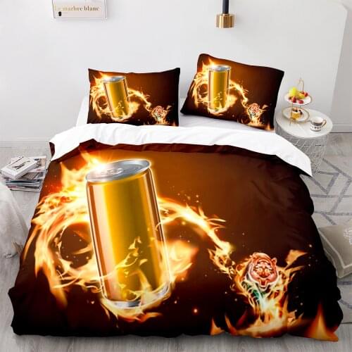 Flame Tag Bedding Set Single Twin Full Queen King Size Ice And Fire Blaze Tags Bed Set Children Kid Bedroom Duvetcover Sets 017