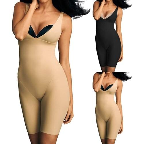 Shapewear Women Full Body Shaper Slimming Bodysuit Open Crotch Corset Waist Trainer Shaping Underwear Postpartum Recovery Sheath