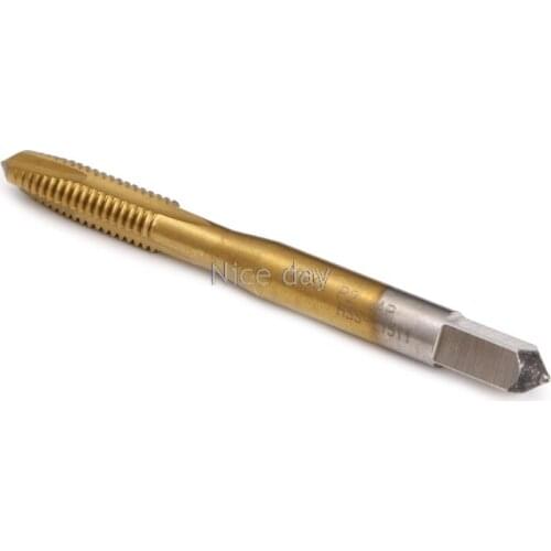 M2/M2.5/M3/M3.5/M4/M5/M6 HSS Metric Straight Flute Thread Screw Tap Plug Tap F14 20 Dropship