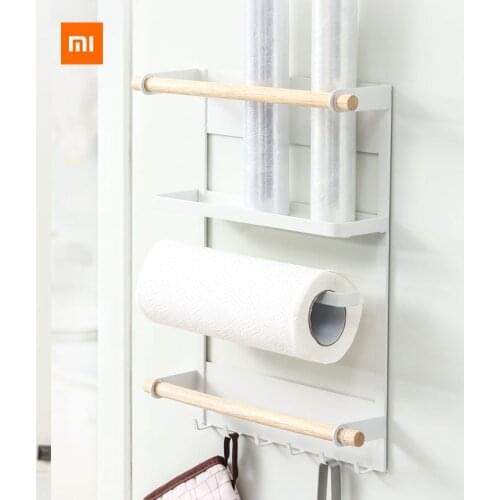 Xiaomi Mijia Magnetic Refrigerator Side Storage Rack Punch-free Installation Strong Adsorption Three-layer Storage rack