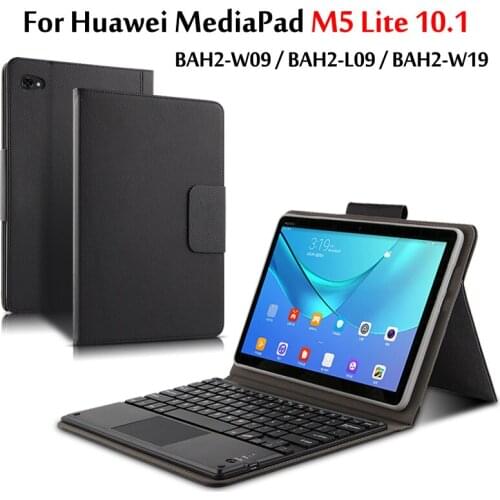 Magnetically Detachable Bluetooth Keyboard Case For Huawei MediaPad M5 Lite 10.1" Funda BAH2-W09 BAH2-L09 BAH2-W19 Capa Cover