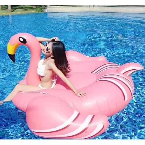 Air Mattresses Inflatable Giant Pegasus Flamingo Floating Rideable Swimming Pool Toy Float Raft for Diving Swimming Colorful