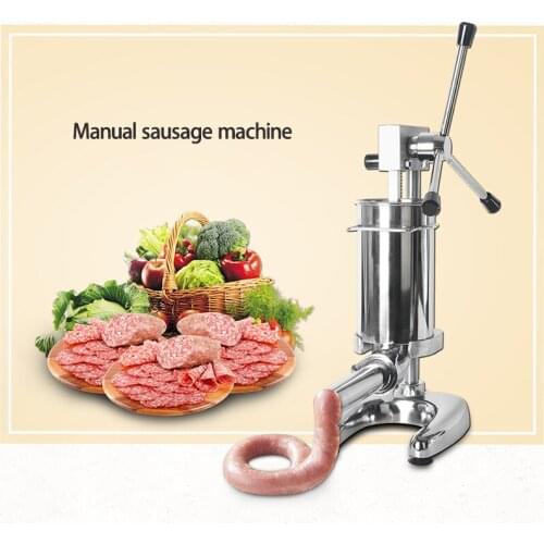 Commercial Manual Sausage Stuffer Three-Dimensional Sausage Making Machine Stainless Steel Sausage Machine Sausage Making AM-27