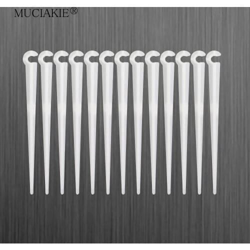 MUCIAKIE 30PCS 11cm Fixed Stake For Drip 4 / 7mm Irrigation Hose Easy Installation Inserting ground For Gardens Lawns