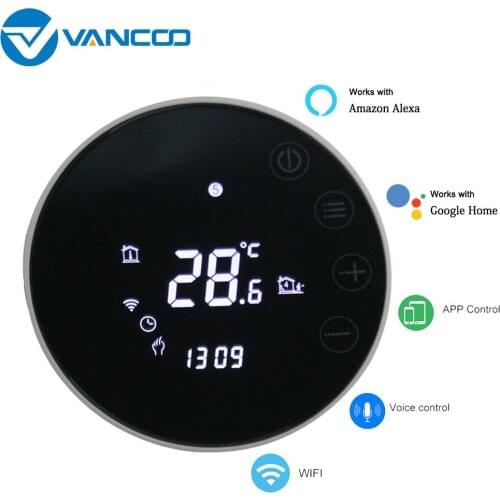 Tuya WiFi Smart Thermostat, Electric Floor Heating Water/Gas Boiler Temperature Remote Controller for Google Home, Alexa