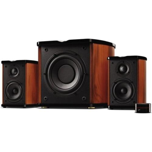 HiVi Swans M50W 2.1 Powered Bookshelf Speaker M50WS 3 Bass-midrange M-50WSUB One-way vented active subwoofer 6.5 subwoofer
