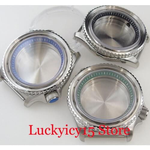 New 20ATM Waterproof Automatic 41mm Watch Case fit NH35A NH36A Movement Sapphire Glass Chapter Ring