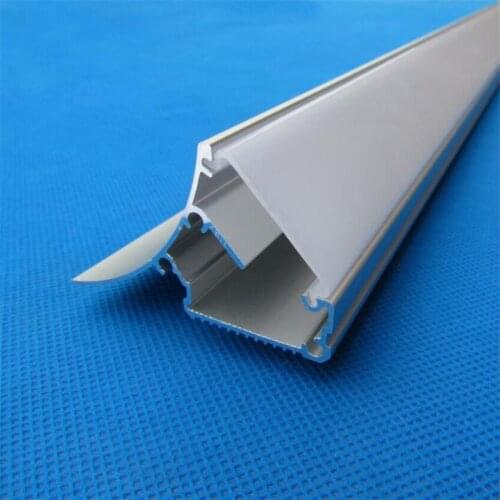 YANGMIN Free Shipping 1m/pcs 59x36mm Silver Internal Width 16mm LED Aluminum Channel System with Cover, End Caps