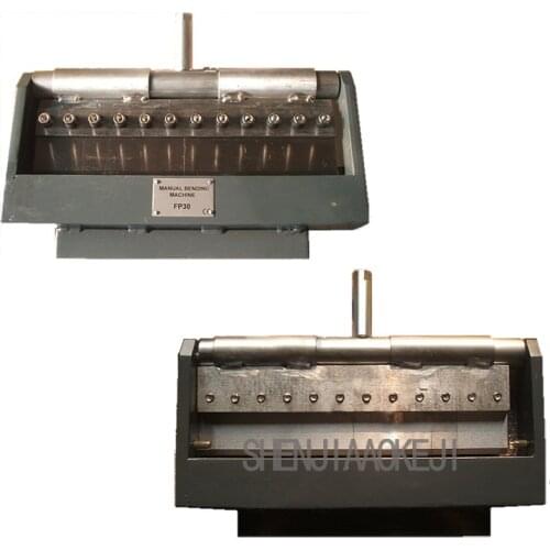1PC Small manual bending machine Aluminum plate galvanized plate folding machine 11224 desktop bending machine tools