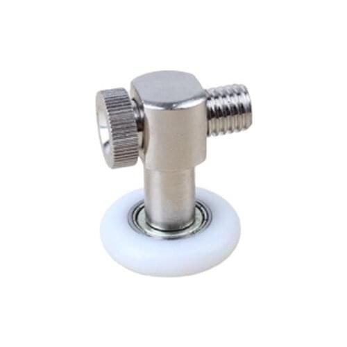2pcs Bathroom slide Door single wheel Pulley rpller Single Crane Wheel Roller for Old-fashioned Shower Room Wholesale