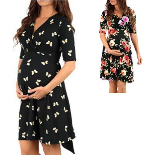 2021 Sexy Maternity Dresses For photo Shoot Pregnant Dress For Pregnant Women Summer Plus Size Dress Pregnancy Clothes Dress