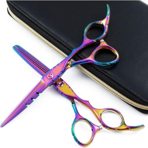 6inch Professional Pet Dog Grooming Scissor Cutting Thinning Scissor Dog Cat Hair Cutting Hairdressing Style Pet Groomer Tool